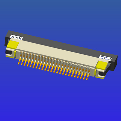 0.5mm pitch half pack bottom drawer FPC