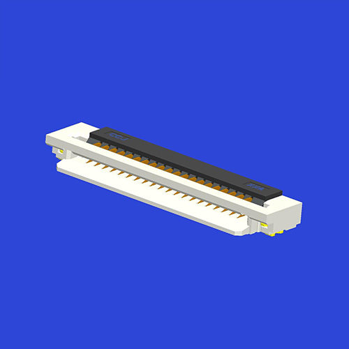 1.0mm pitch 3.1 high front insert rear tilt FPC