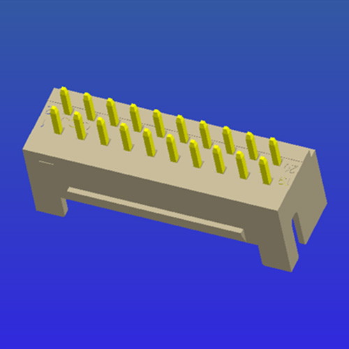 PH2.0mm pitch double row thick buckle T2 straight pin