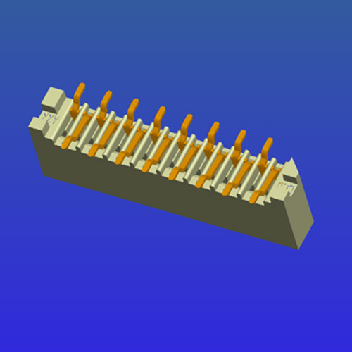 1.0mm pitch B-type single-sided stand-up paste lockless FPC