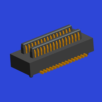 0.50mm pitch BTB double slot male male stand with positioning post